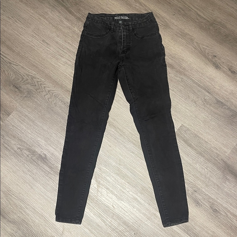 Wild fable 00 black skinny jeans high waisted